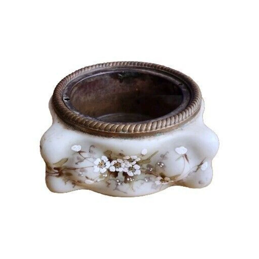 C. F. MONROE WAVE CREST  WAVECREST SMALL EGG CRATE MOLD FERNER / JARDINIERE
